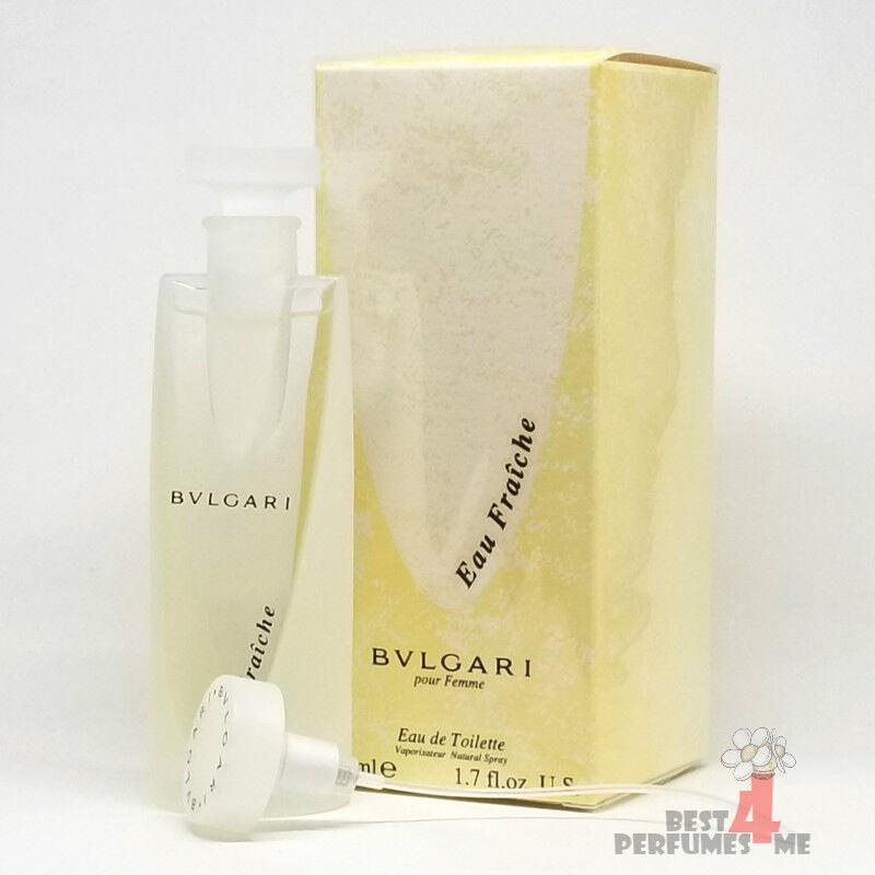 Bvlgari Pour Femme Women Eau Fraiche Eau de Toilette Spray 1.7 oz 50ml