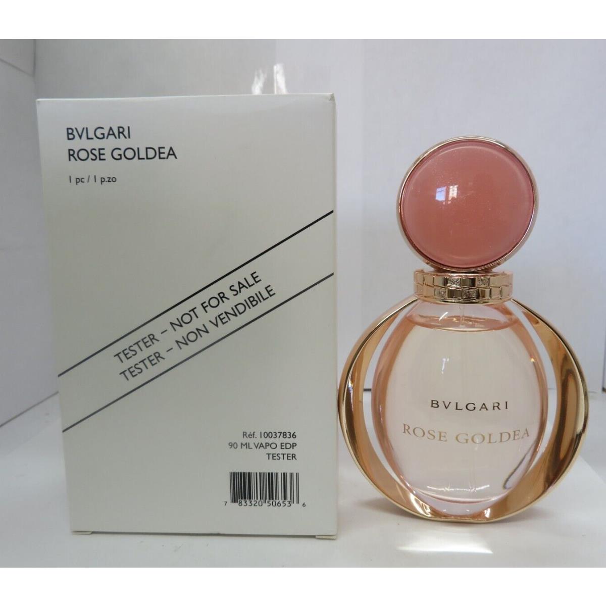 Bvlgari Rose Goldea Eau De Parfum Spray 3 Fl oz/90 ml TT Women Rare