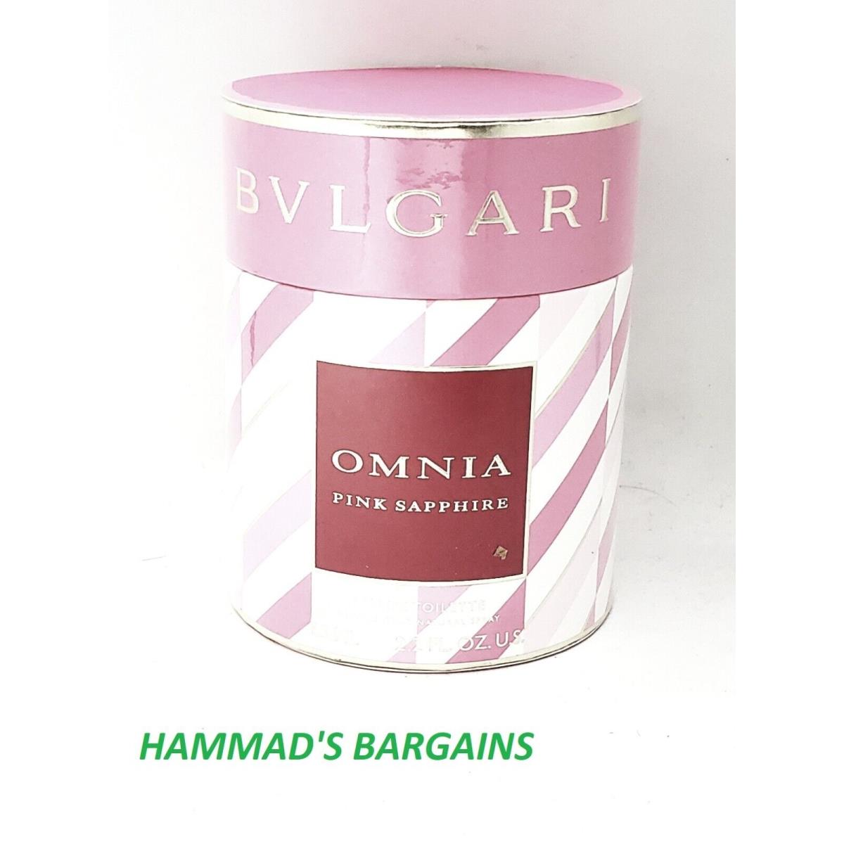 Bvlgari Omnia Pink Sapphire Candy Shop Edt 2.2 OZ / 65 ML For Women