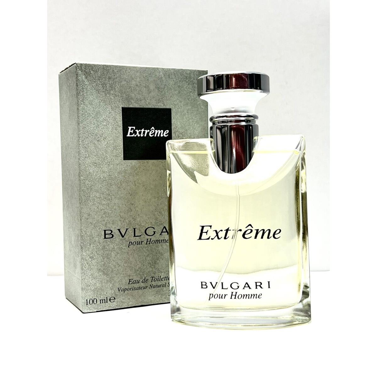 Bvlgari Extreme Men Cologne 3.4oz-100ml Edt Spray Rare-vintage Formula HE12