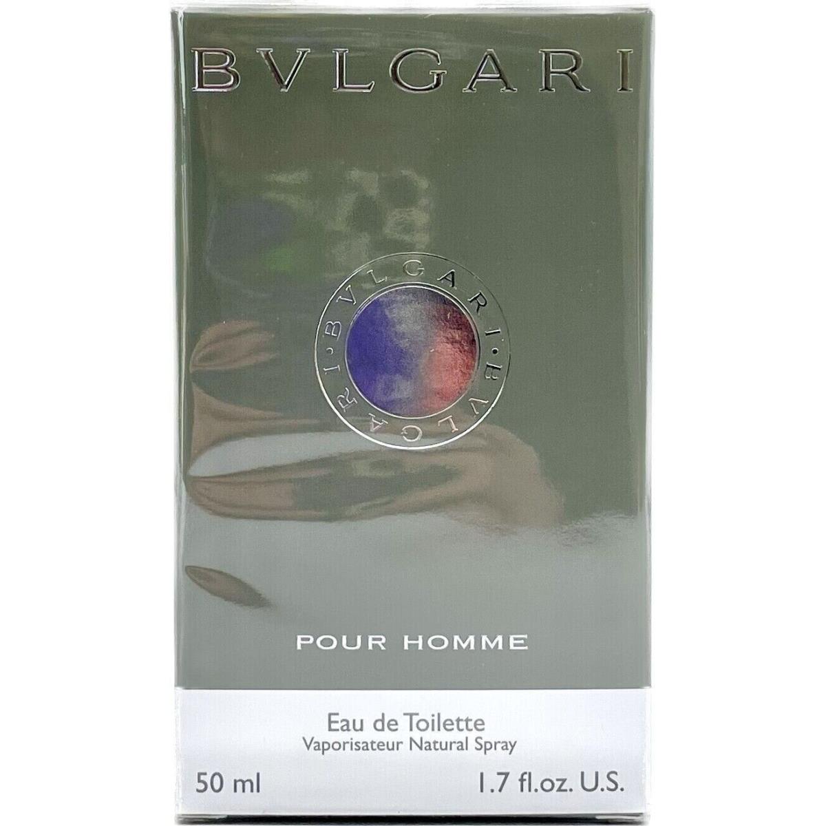 Bvlgari Pour Homme For Men 1.7 oz Eau De Toilette Spray Him 50 ml Box