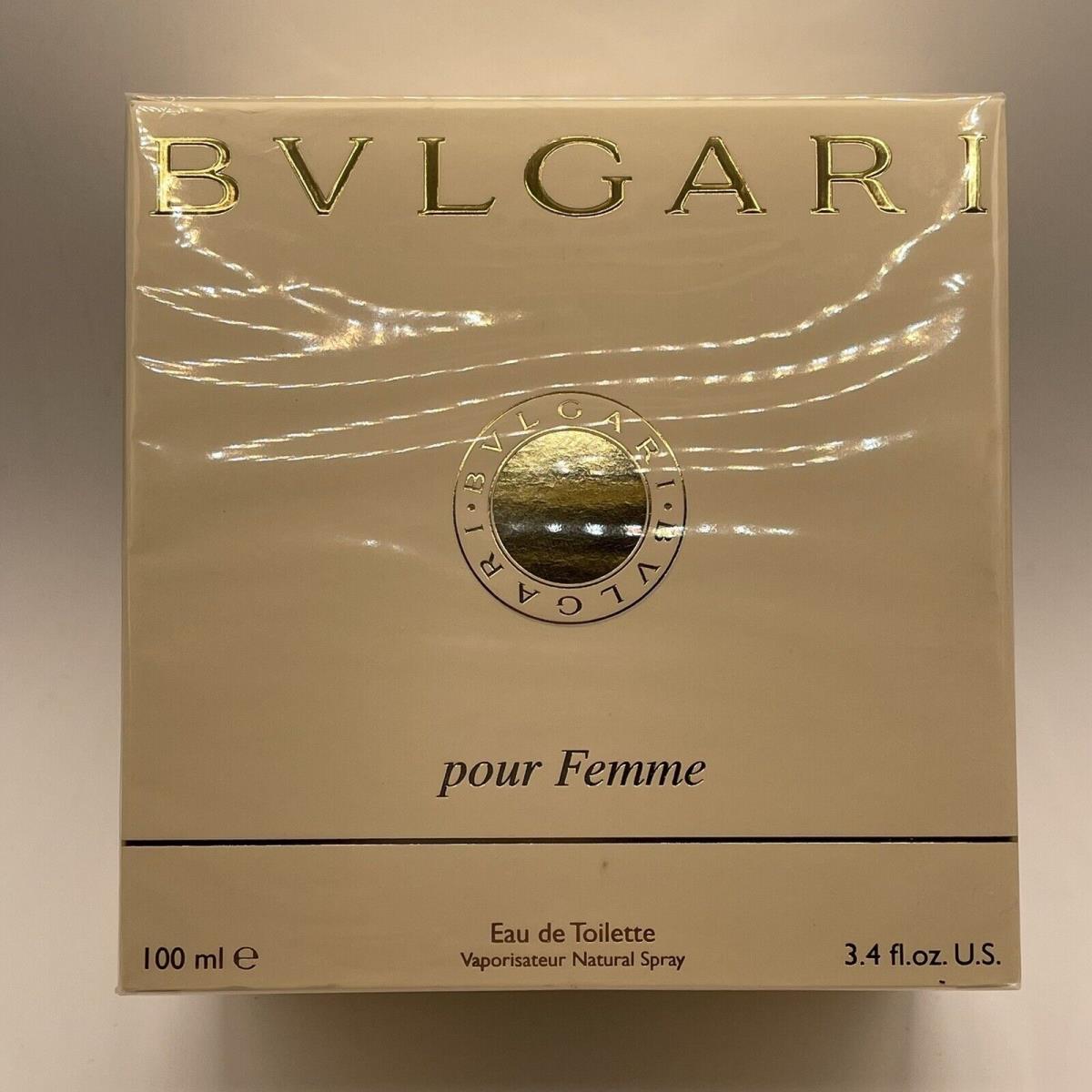 Bvlgari Pour Femme 100 ml 3.4 oz Eau de Toilette Spray Rare