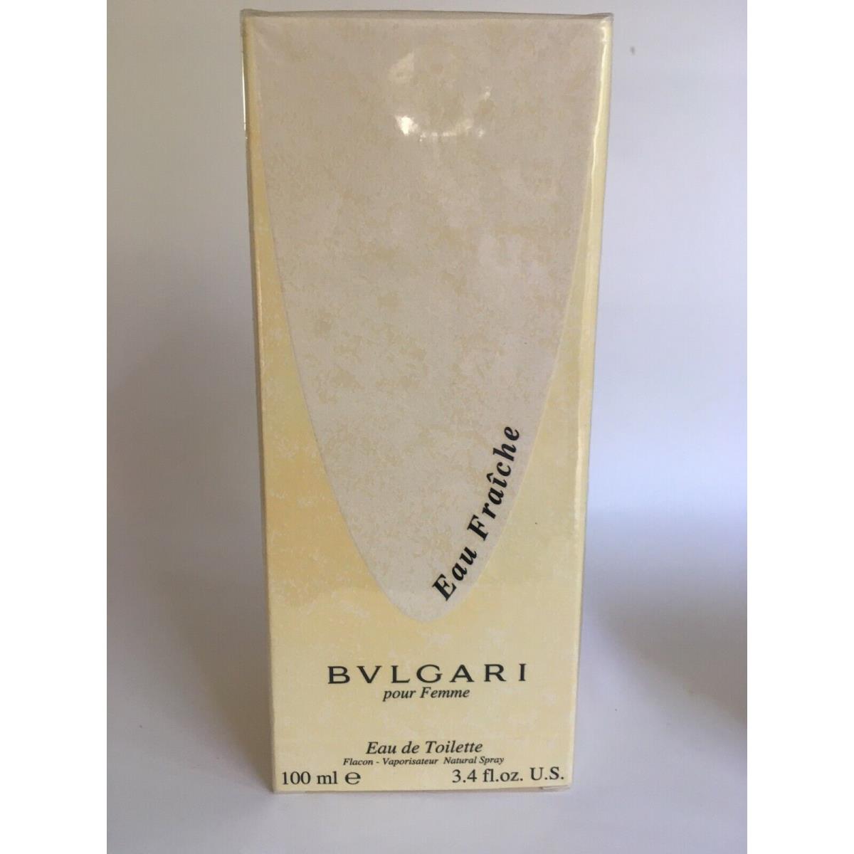 Bvlgari Pour Femme Eau Fraiche 3.4 oz Edt Spray Women