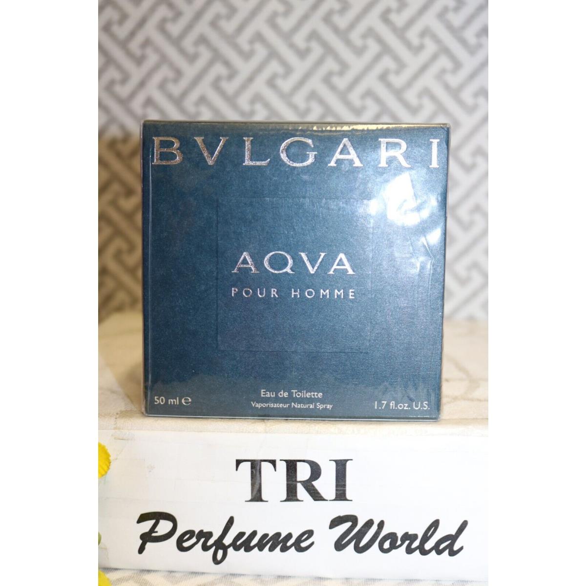 Aqva Pour Homme by Bvlgari Eau de Toilette Men Spray 1.7 Fl. oz