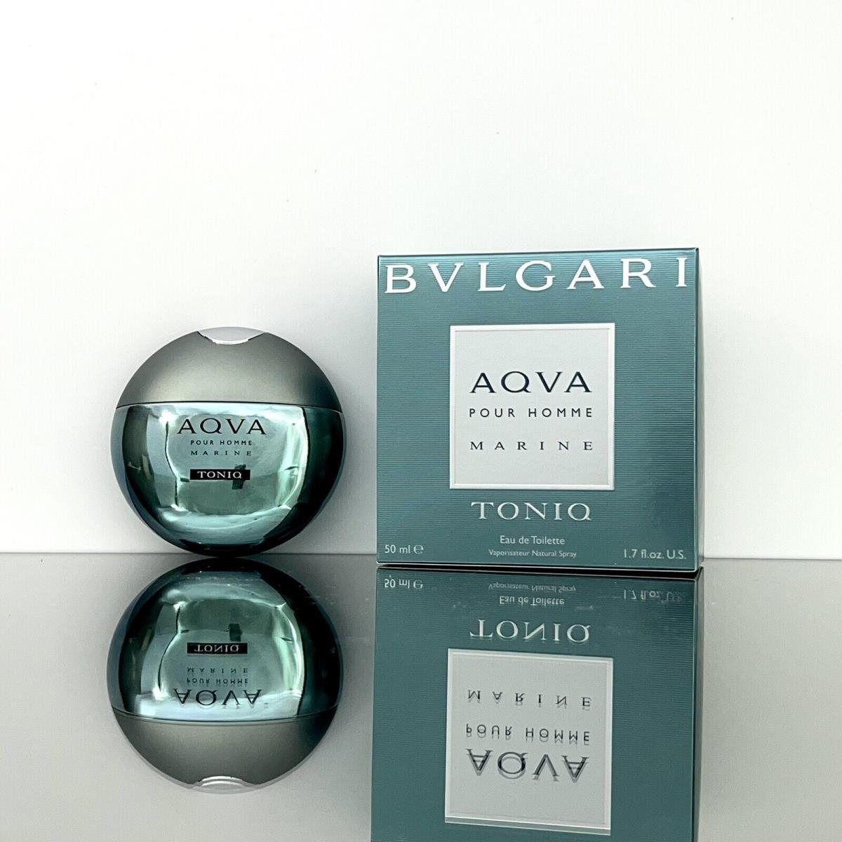 Bvlgari Aqva Marine Toniq Men Cologne 1.7oz-50ml Edt Spr Rare- BA07