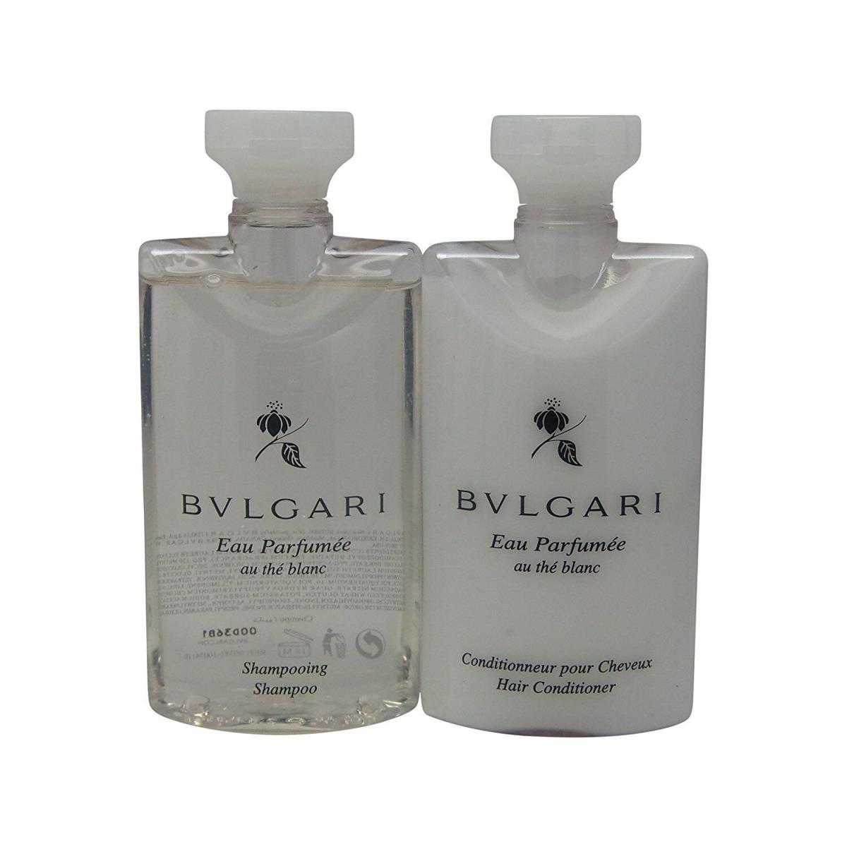 Bvlgari White Tea au The Blanc Shampoo Conditioner. Lot of 6 3 of Each