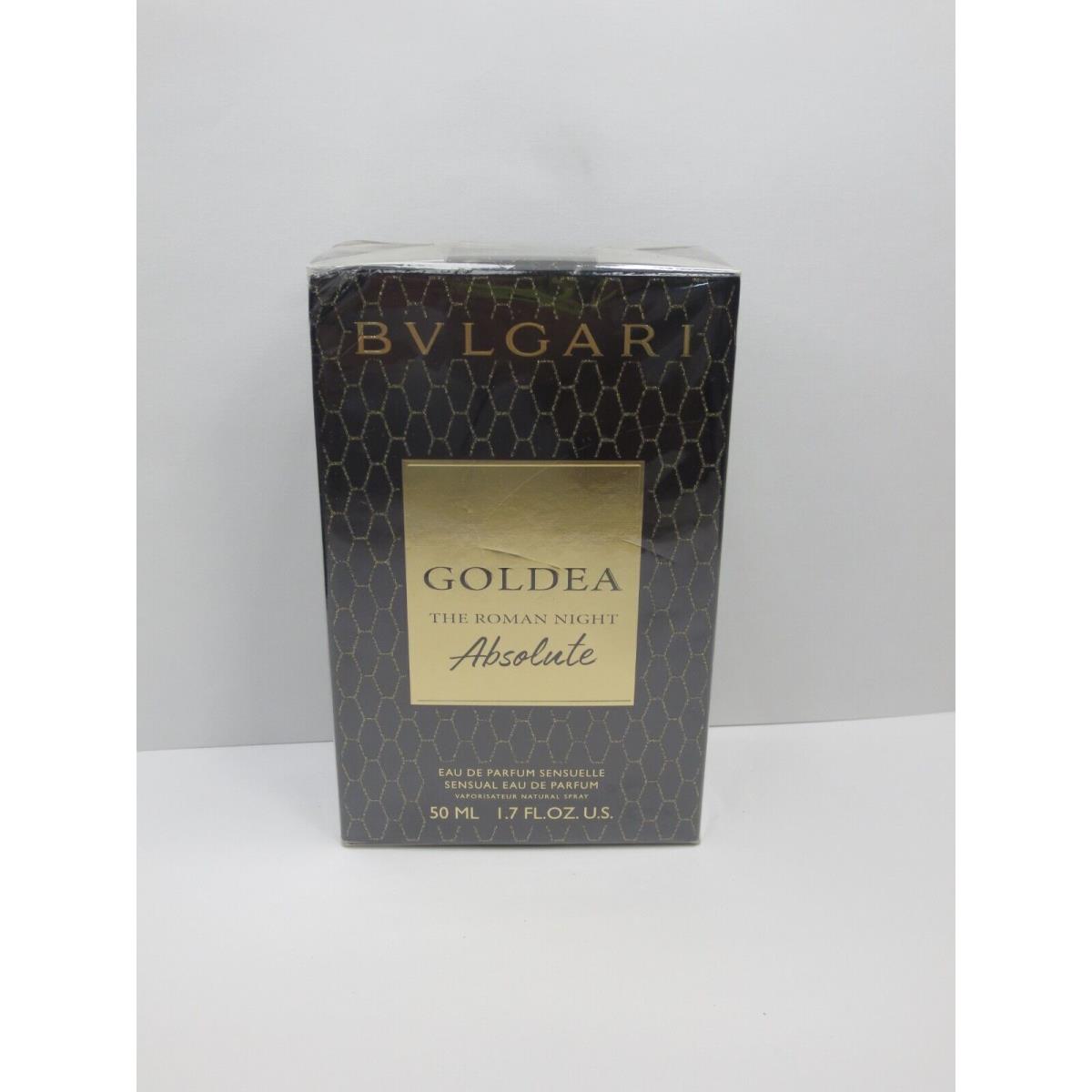 Bvlgari Goldea The Roman Night Absolute Eau DE Parfum 1.7 OZ Boxed