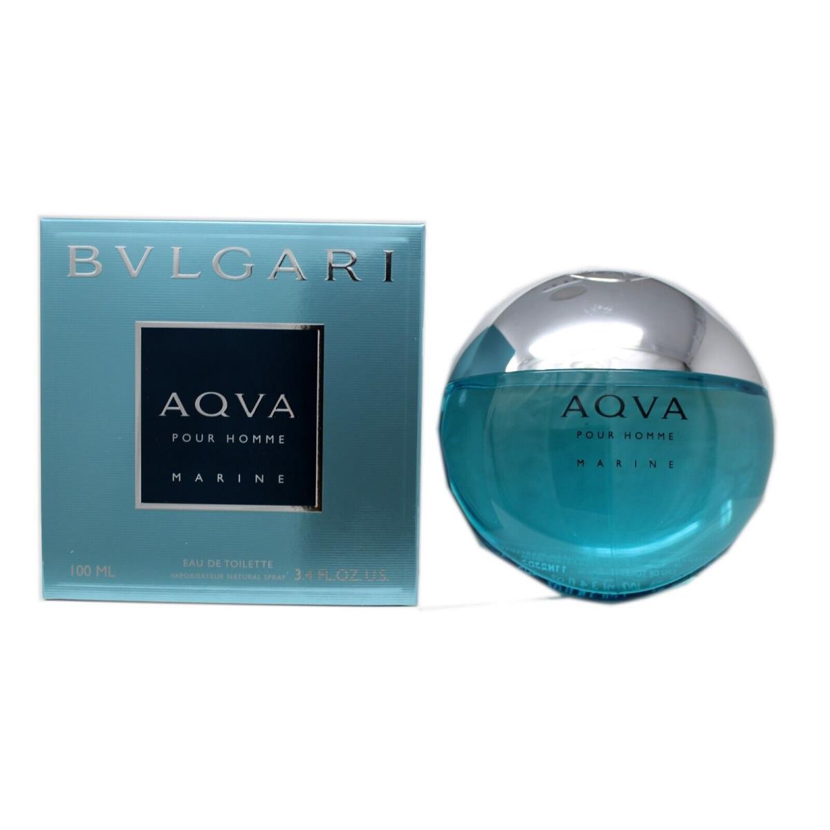 Bvlgari Aqva Pour Homme Marine Eau DE Toilette Natural Spray 100 ML/3.4 Fl.oz