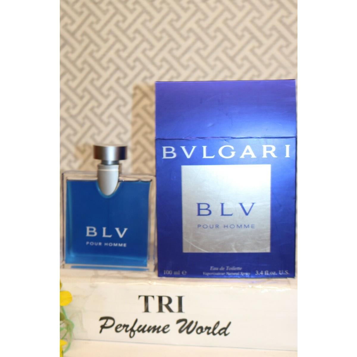 Blv Pour Homme Bvlgari Eau de Toilette Spray 3.4 Fl. Oz. Batch Code 00371AF1