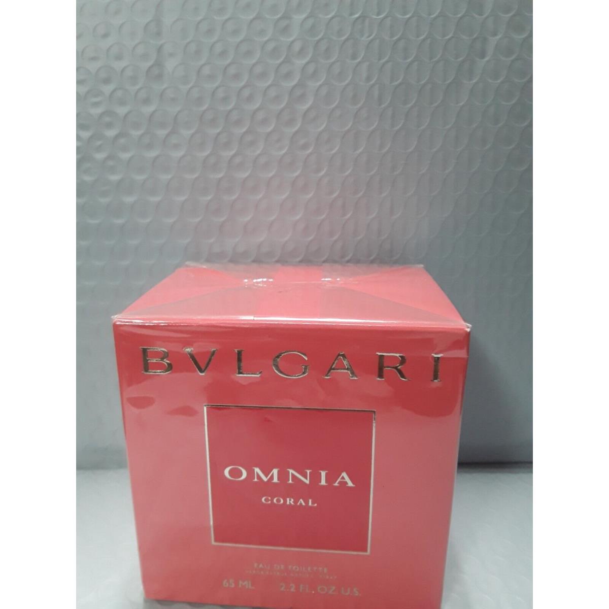 Bvlgari Omnia Coral by Bvlgari For Women 2.2oz/65 ML Edt Spray Seal Authantic