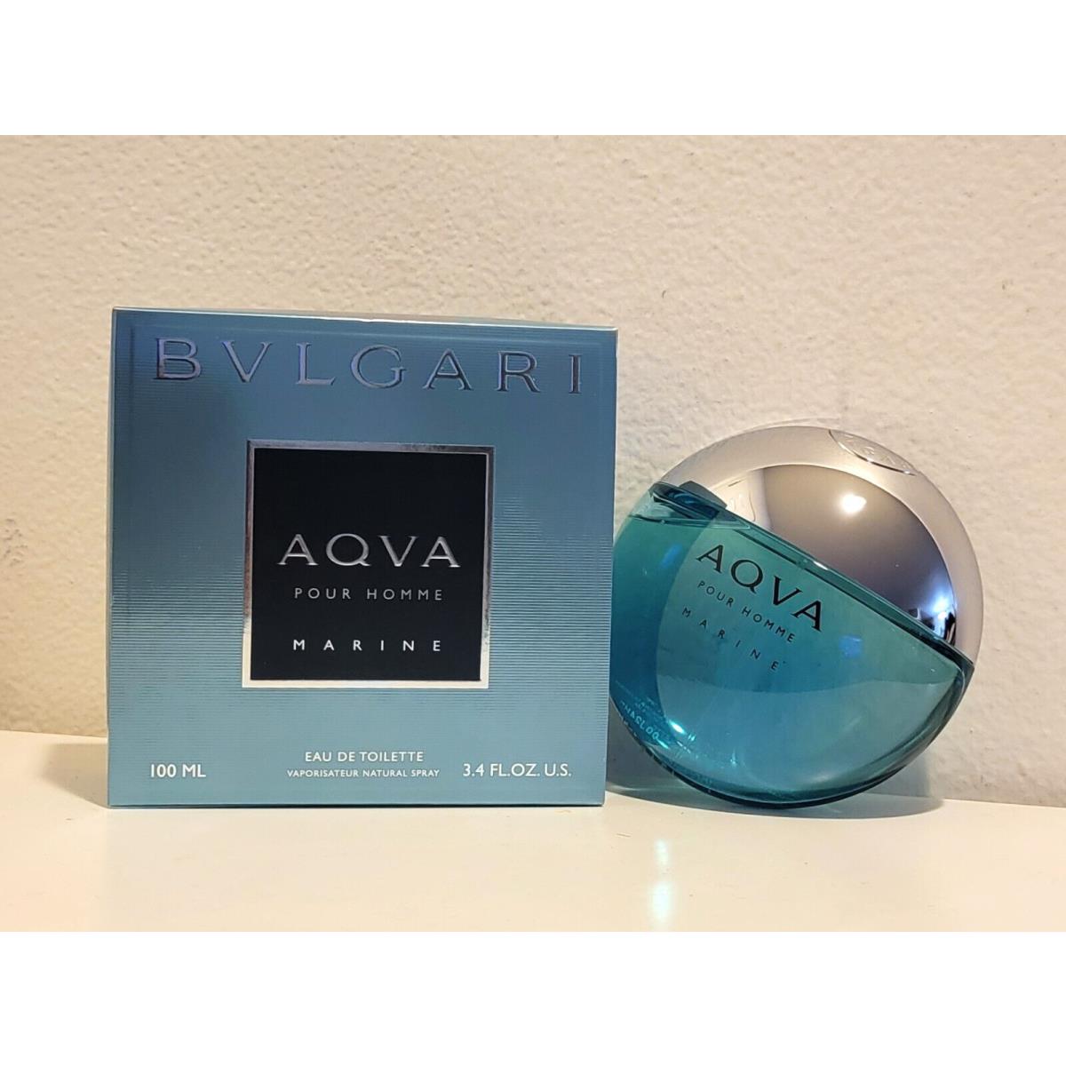 Bvlgari Aqva Marine by Bvlgari 3.4 oz /100ml Edt Spy Cologne For Men Pour Homme