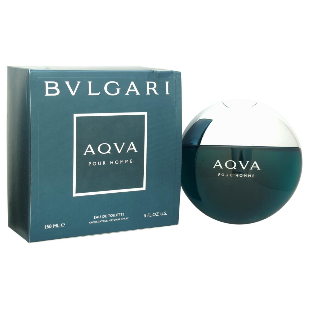 Aqua Pour Homme by Bvlgari 5 Oz 150 Ml Cologne Spray For Men