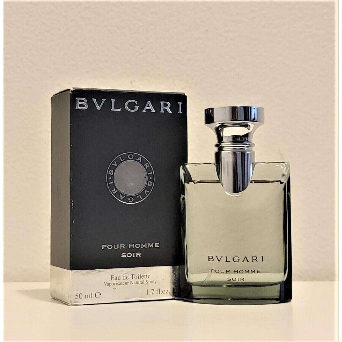 Bvlgari Soir by Bvlgari 1.7 oz / 50 ml Edt Spy Cologne For Men Pour Homme