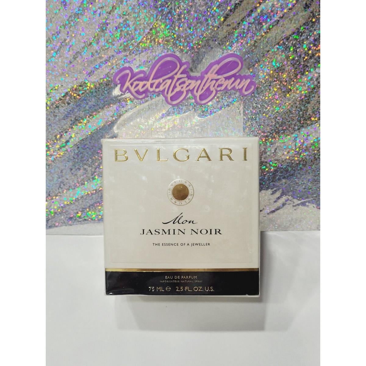 Bvlgari Mon Jasmin Noir Eau de Parfum Edp 2.5 oz/75 ml The Essence Of A Jeweller