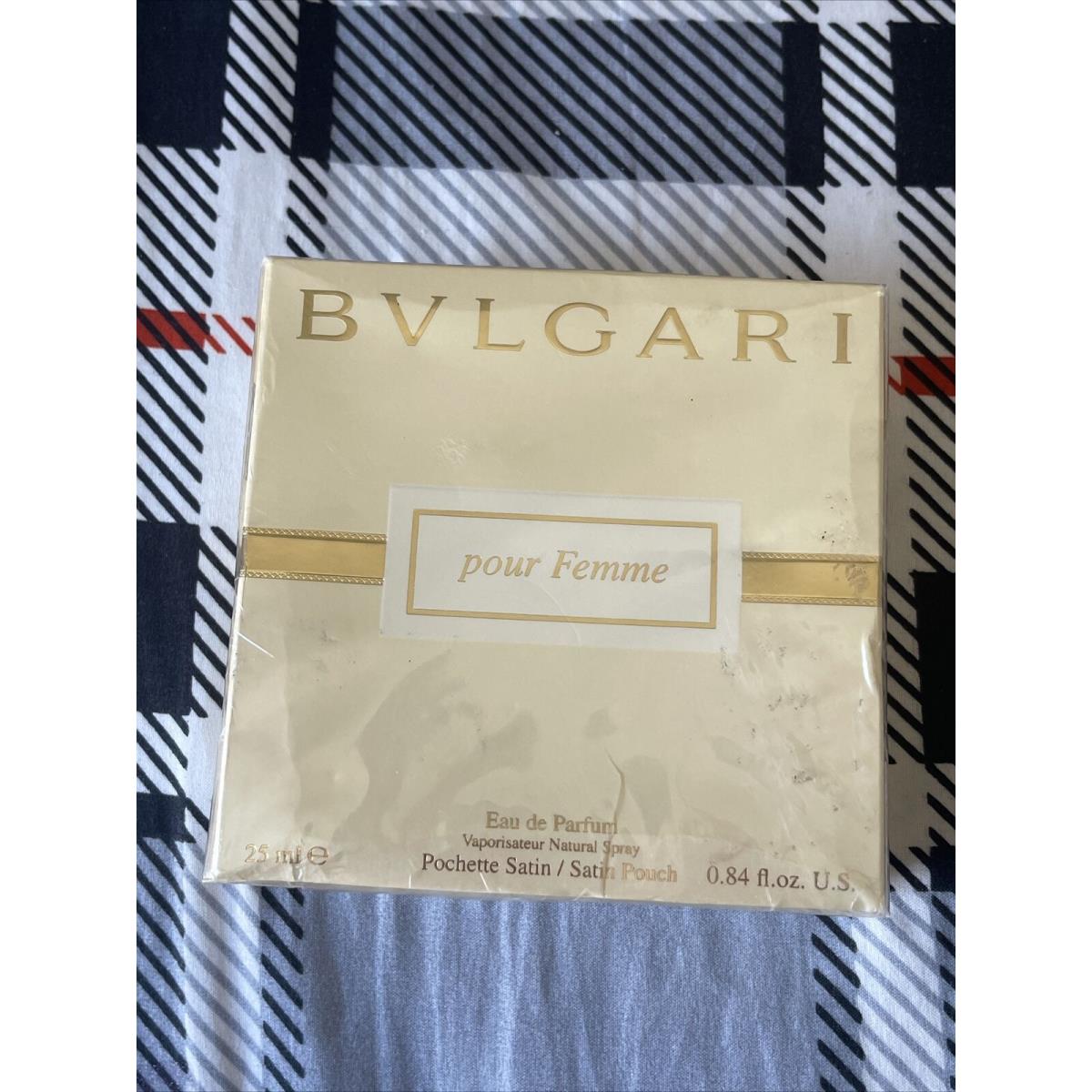 Bvlgari Pour Femme 25 ML 0.84 FL OZ Eau DE Parfum Spray Vintage