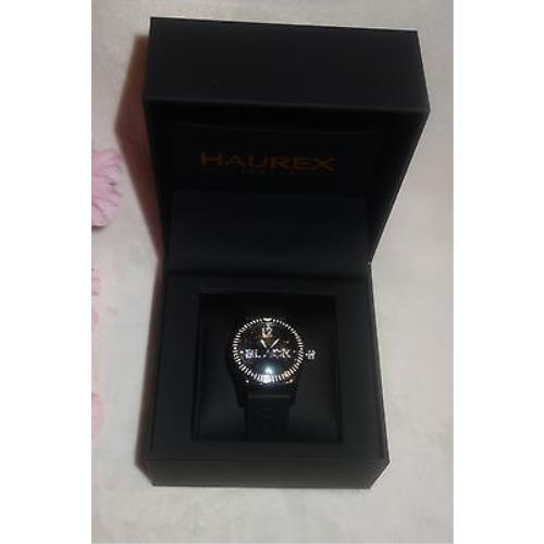 Haurex Italy Women`s PN331DN1 Promise G P Black Dial Crystal Watch