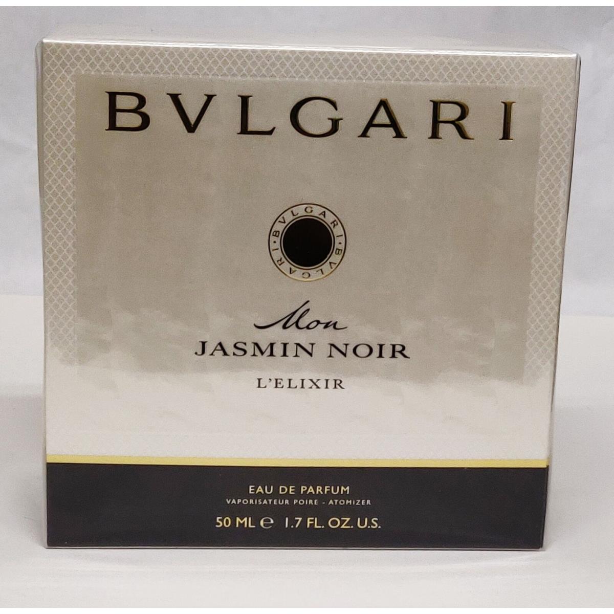 Bvlgari Mon Jasmin Noir L`elixir Eau DE Parfum Spray 1.7 OZ/50 ML Women Box