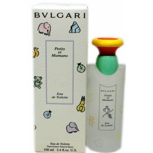 Bvlgari Petits et Mamans Eau de Toilette Spray For Kids -3.4 Fl.oz / 100mL Rare