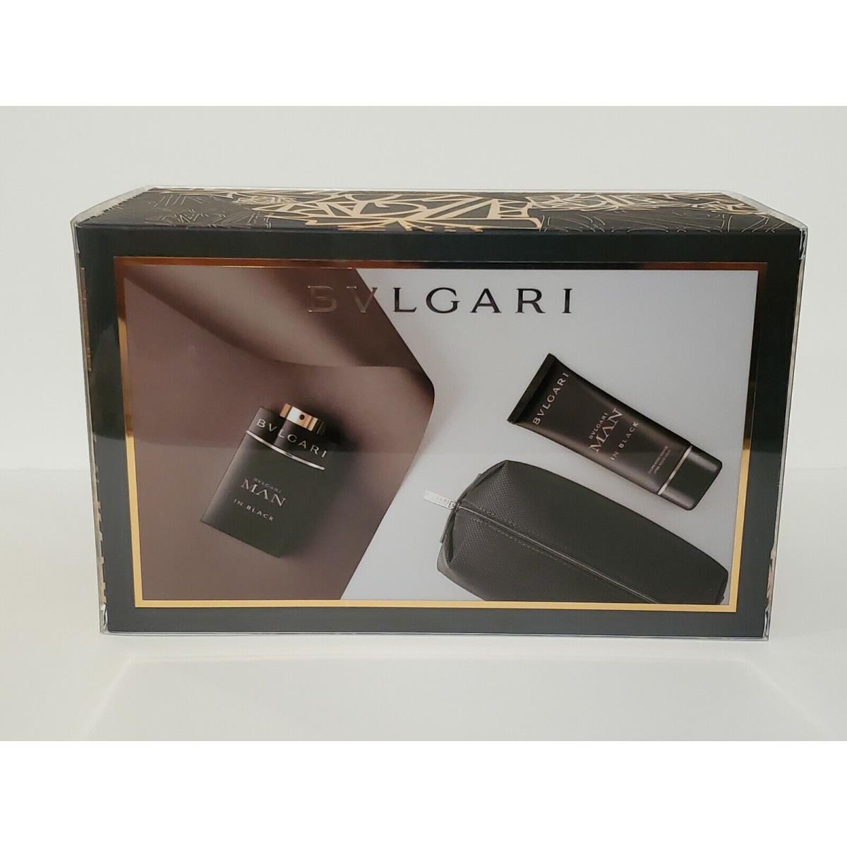 Bvlgari Man in Black 3PCS Eau de Parfum Gift Set For Men