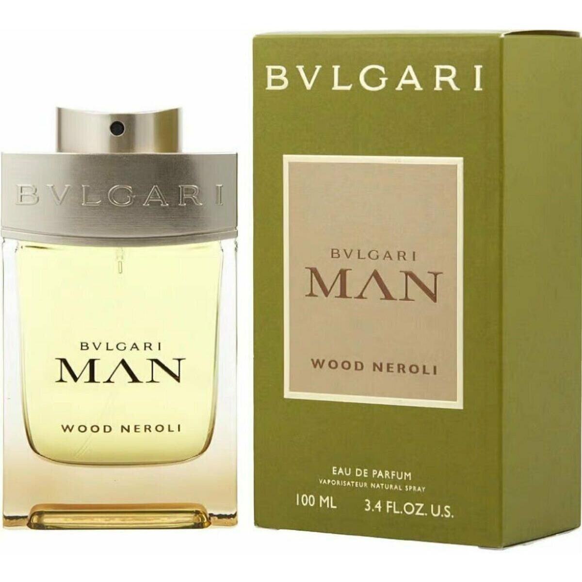 Bvlgari Man Wood Neroli 3.4 OZ Eau DE Parfum Spray Mens Cologne Bulgari