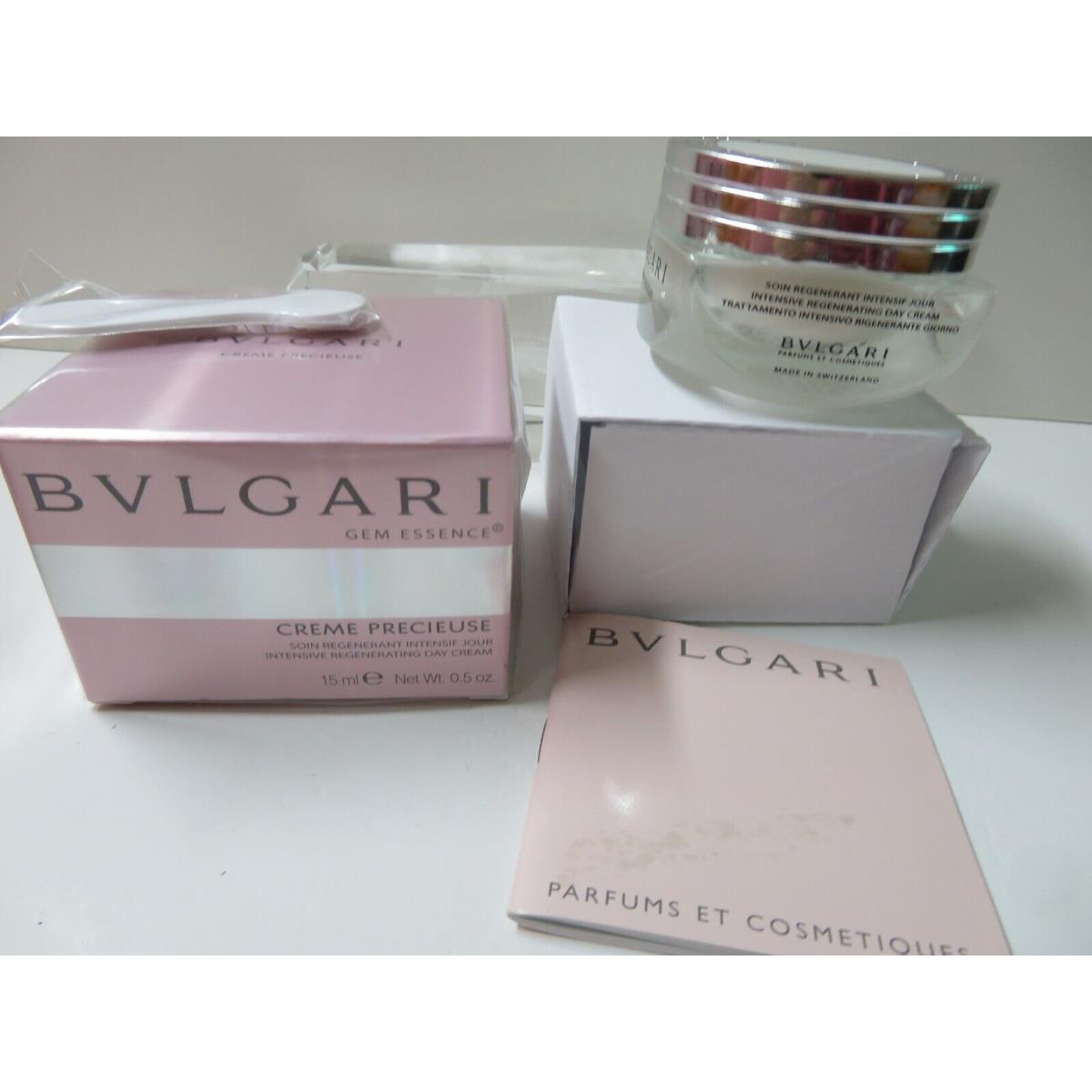 1 x Bvlgari Gem Essence Precieuse Intensive Regenerating Cream 0.05 oz/15 m