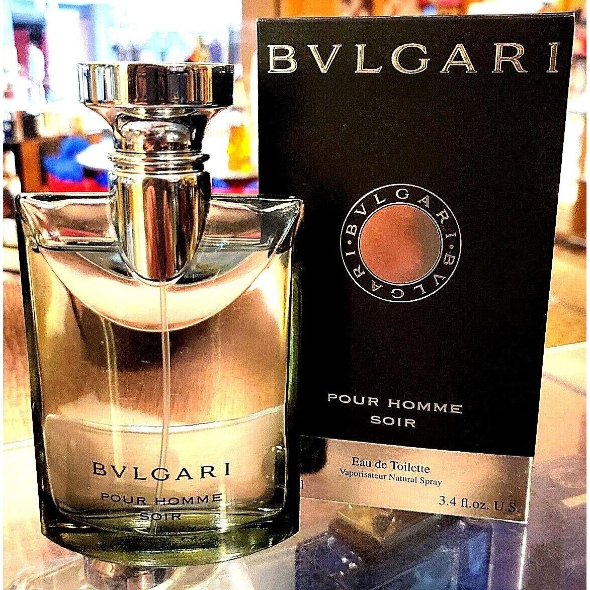 Soir Bvlgari Pour Homme Men Eau de Toilette Spray