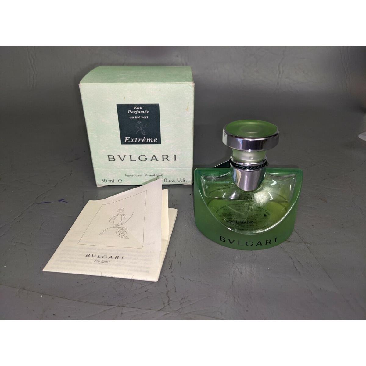 Bvlgari Extreme Eau Parfumee 50ml 1.7 fl oz 8G