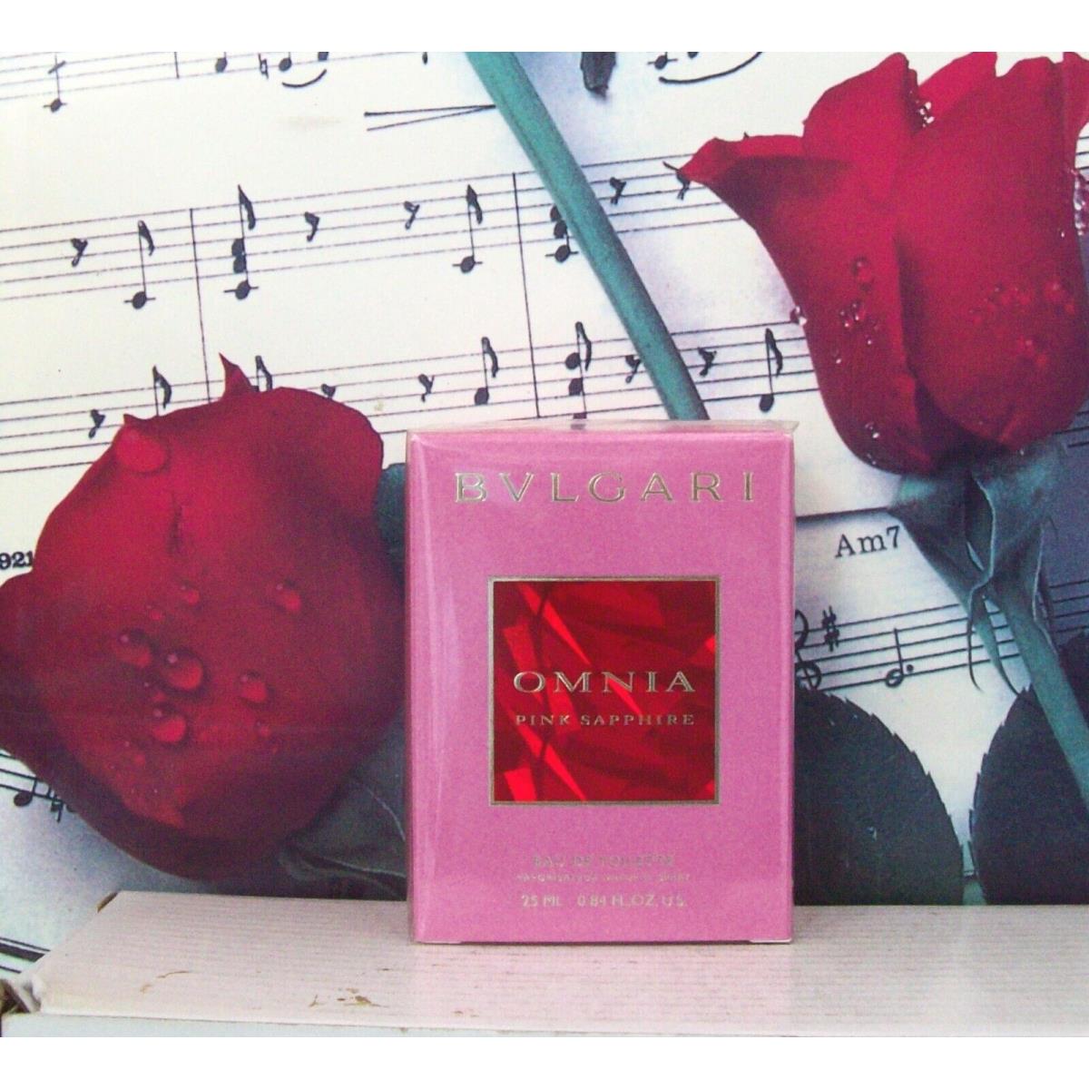 Bvlgari Omnia Pink Sapphire 0.84 Fl. Oz. Edt Spray. Box