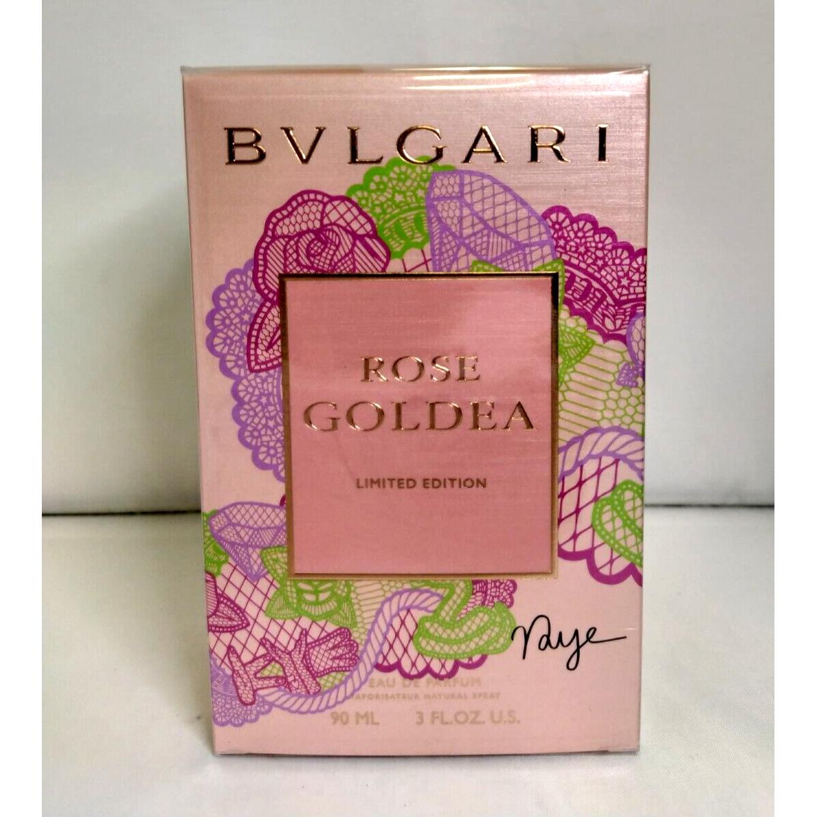 Bvlgari Rose Goldea Limited Edition Design by Kathleen Kye 3 Oz 90 ml