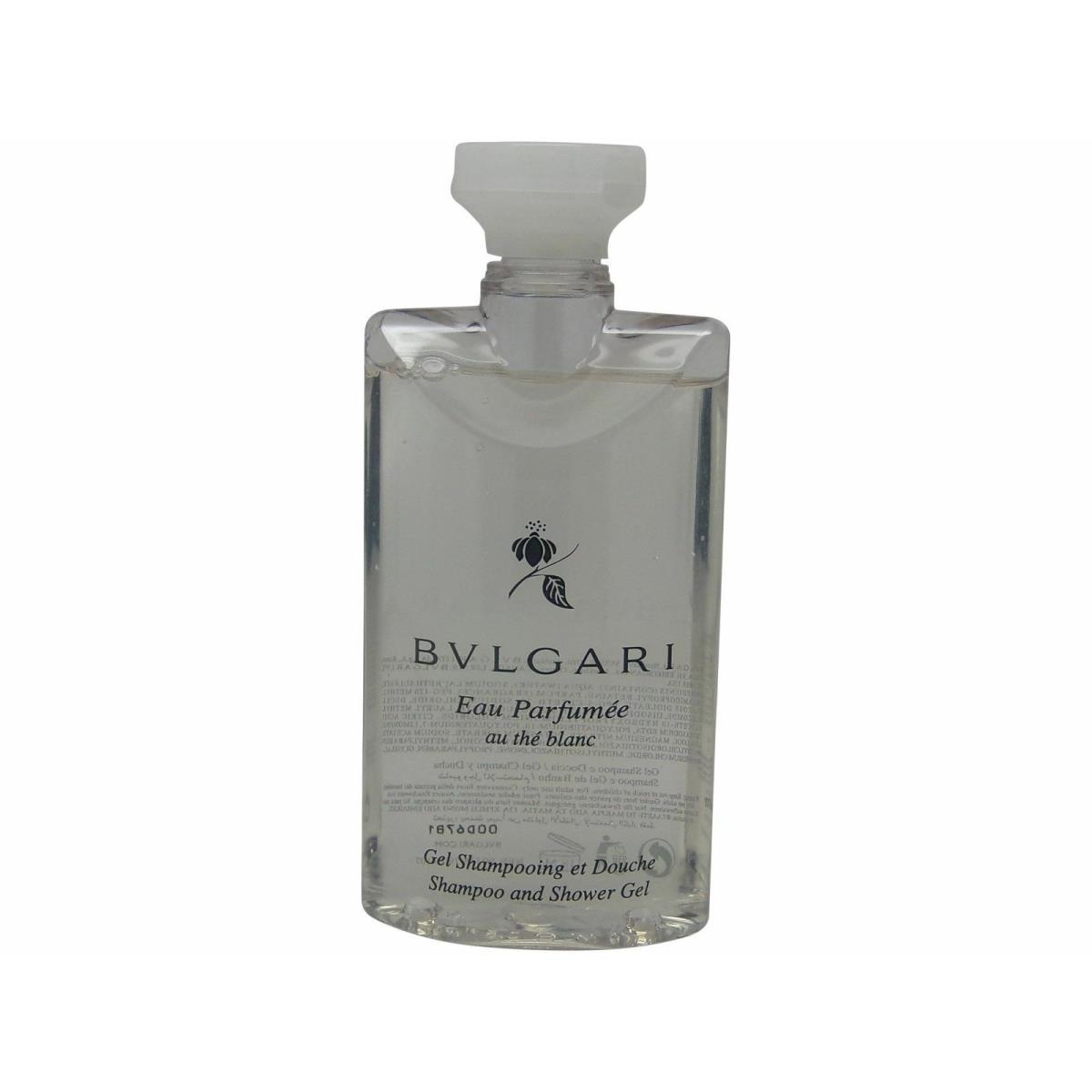 Bvlgari au The Blanc Shampoo Shower Gel Lot of 6 Each 2.5oz Total of 15oz