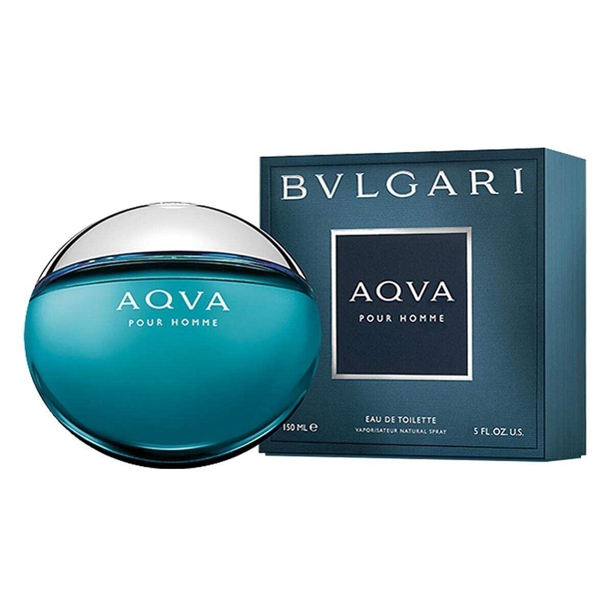 Aqva Pour Homme by Bvlgari For Men Edt 5FLOZ / 150ML Natural Spray