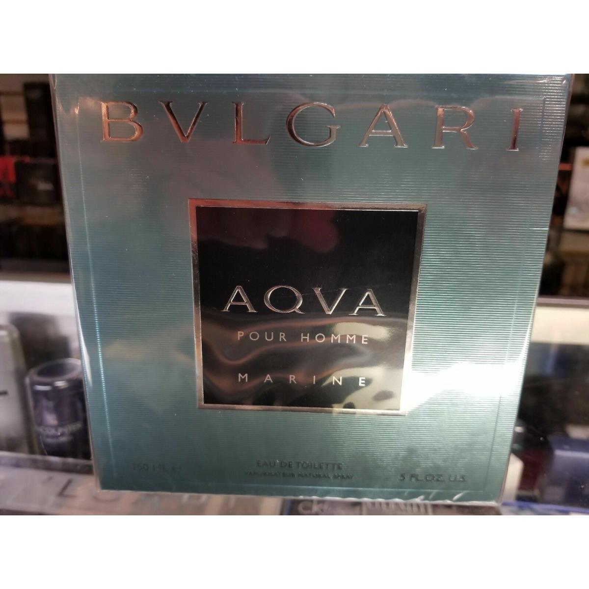 Aqva Marine Pour Homme Bvlgari 5 oz Edt Men Spray Cologne Aqua 5.0 150 Box