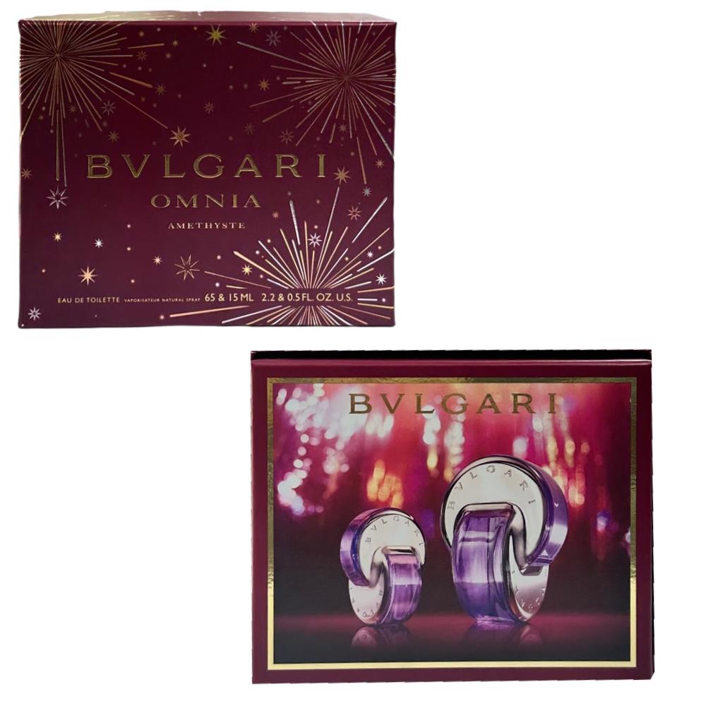 Bvlgari Omnia Amethyste Edt 2.2 OZ 0.5 OZ 2 PC Set