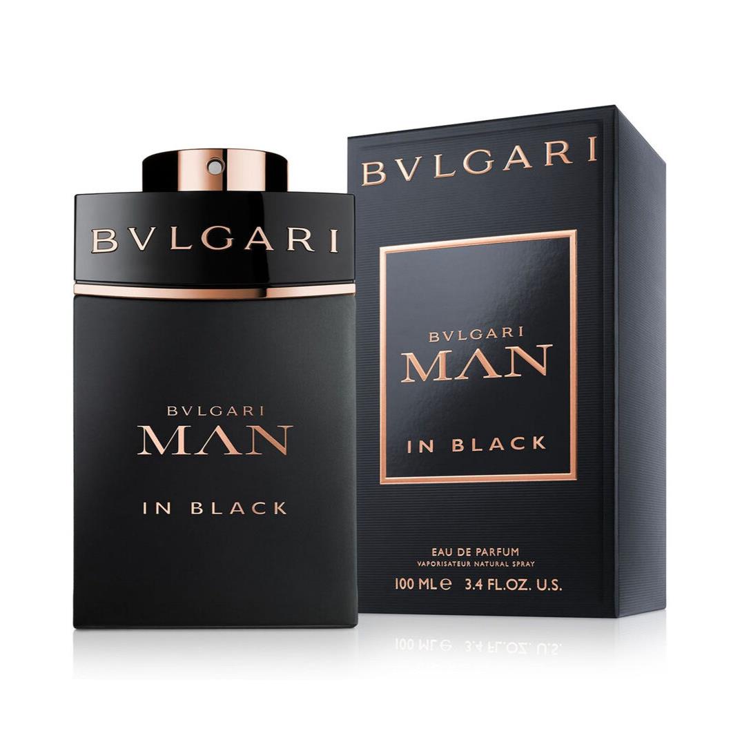 Man in Black by Bvlgari Eau De Parfum Spray For Men 3.4oz