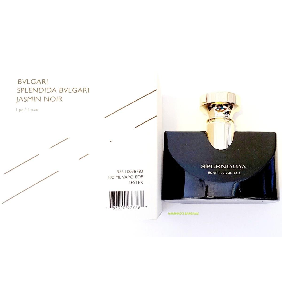 Bvlgari Splendida Jasmin Noir Edp 3.4 OZ / 100 ML For Women IN White Box