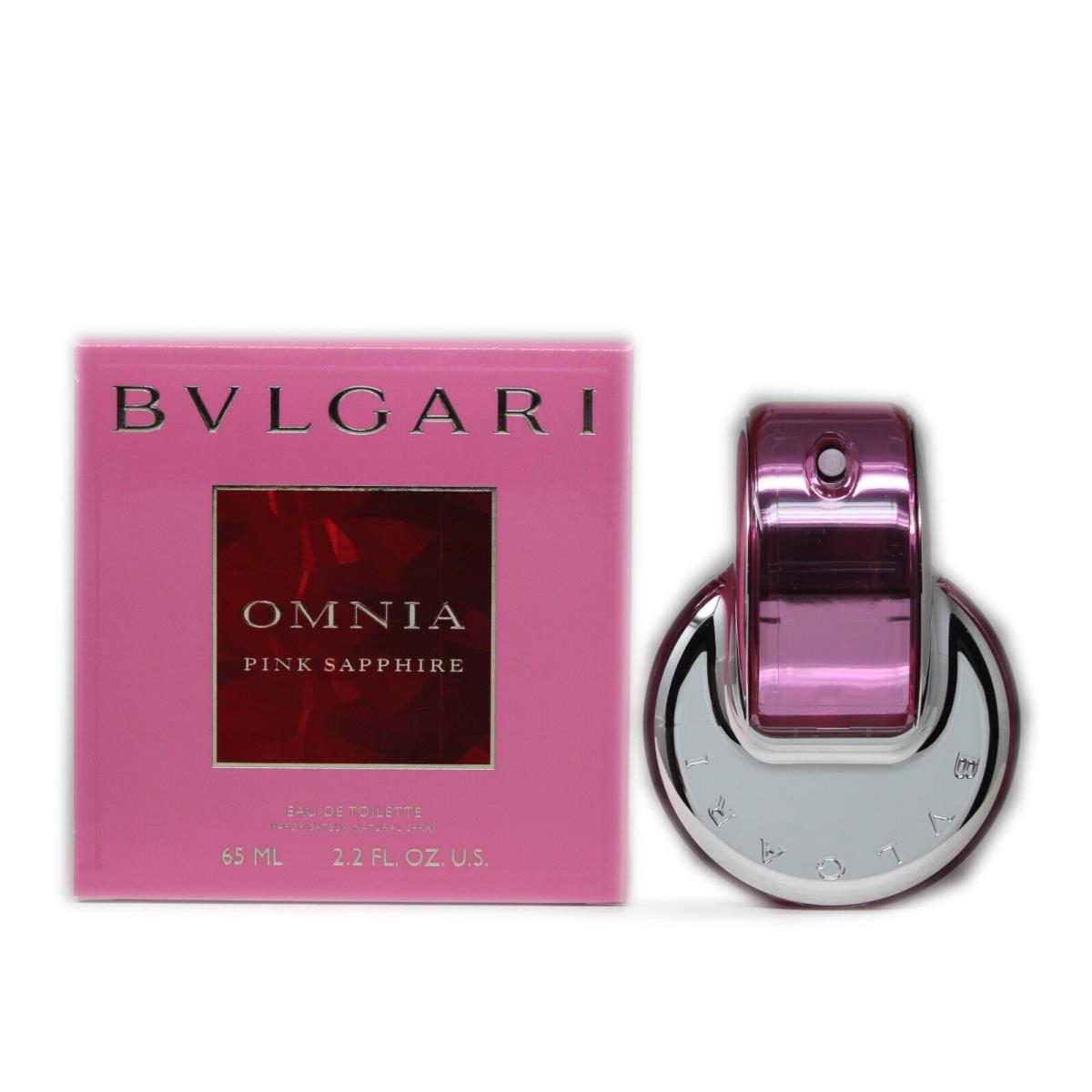 Bvlgari Omnia Pink Sapphire Eau DE Toilette Spray 65 ml/2.2 Fl.oz. NO Cellophane