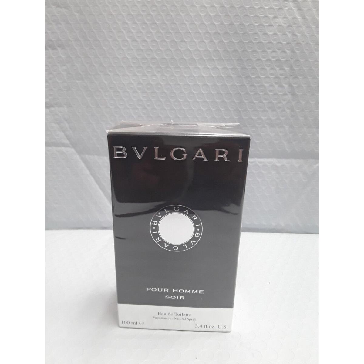 Bvlgari Pour Homme SOIR3.4 OZ /100 ML Edt Spray For Men BY BVLGARI100% Real Seal