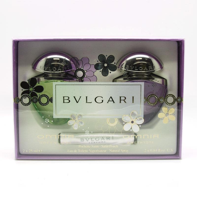 Bvlgari Omnia Green Jade 25 ml + Omnia Amethyste 25 ml Edt Set For Women