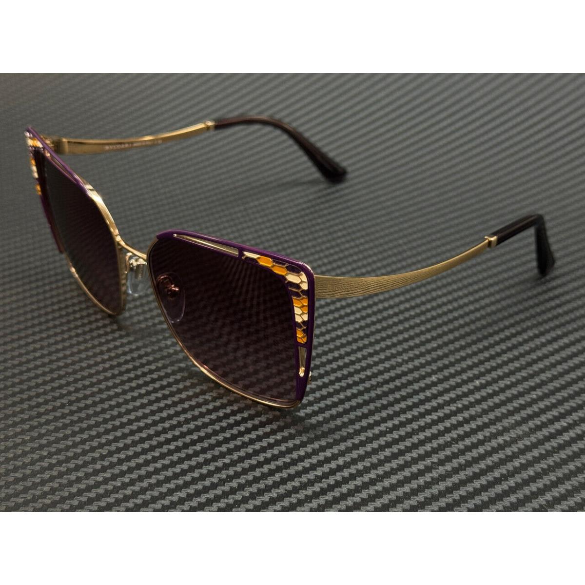 Bvlgari BV6179 201467 Gold Violet Gradient Women`s 55 mm Sunglasses