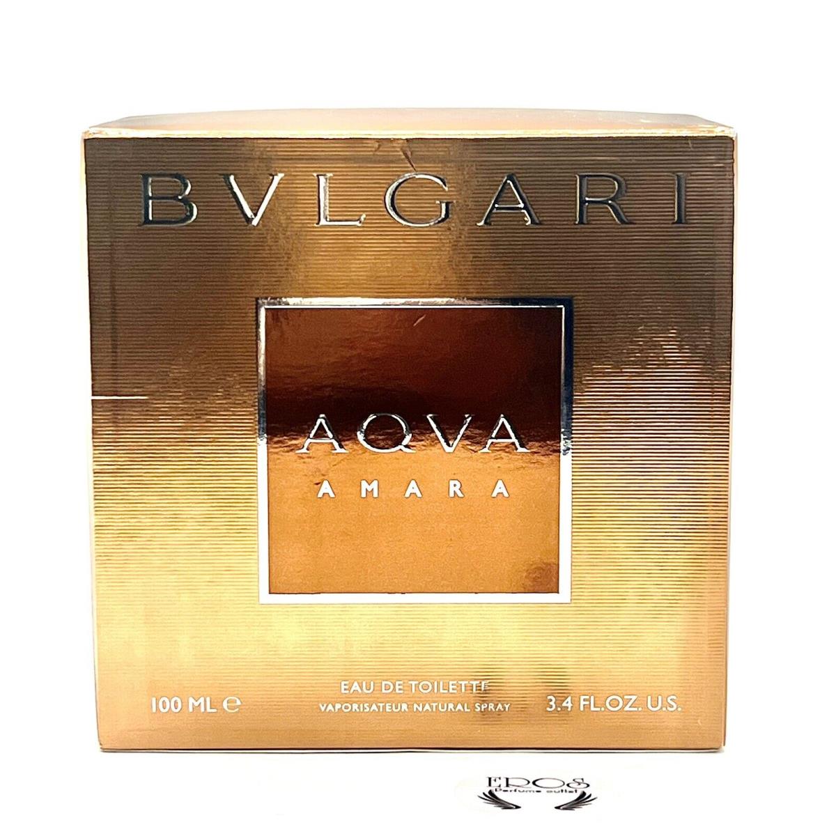 Bvlgari Aqva Amara Men`s Eau de Toilette 3.4oz - 100ml Edt Bulgari Vintage 2013