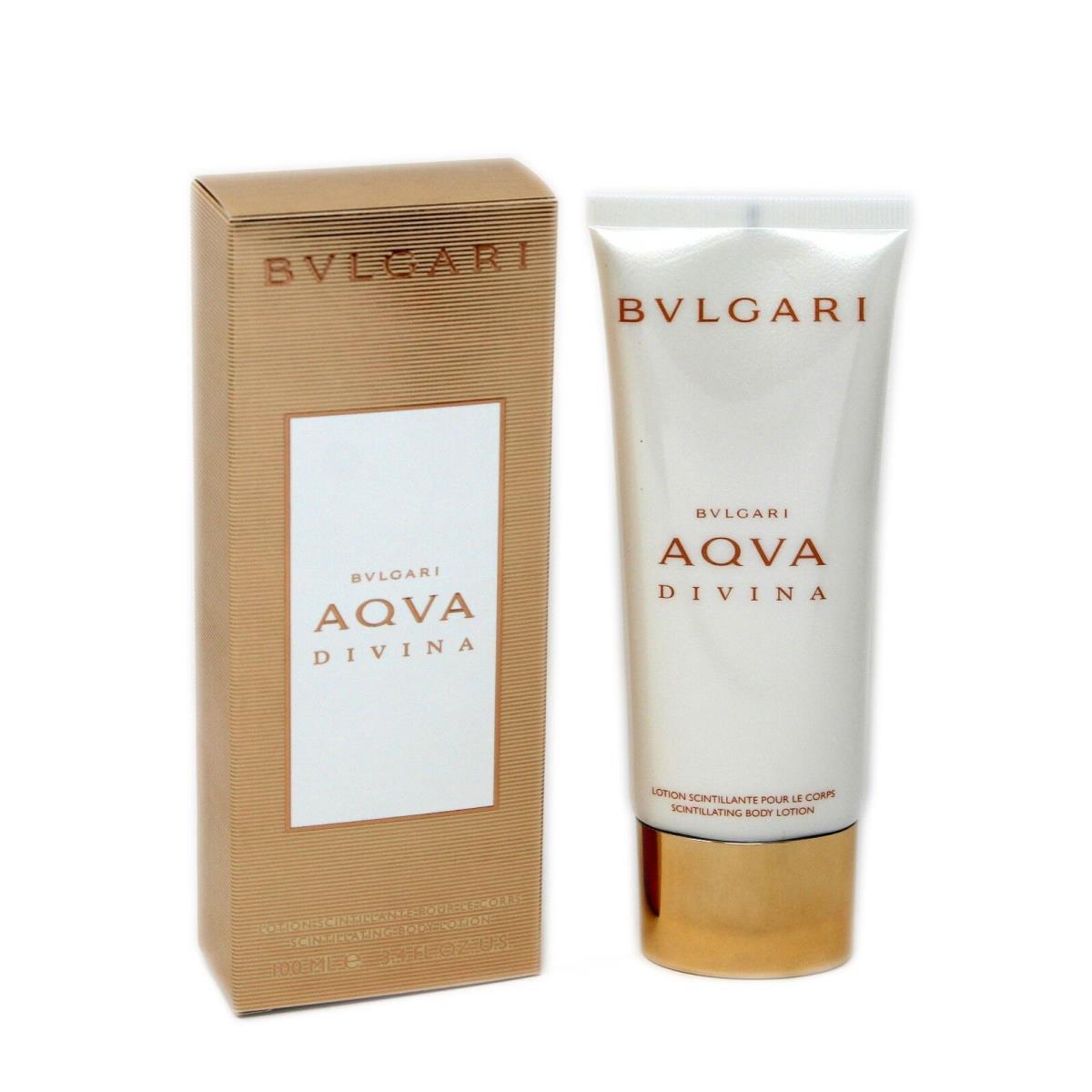 Bvlgari Aqva Divina Scintillatin Body Lotion 100 ML/3.4 Fl.oz. NIB-BV10036189