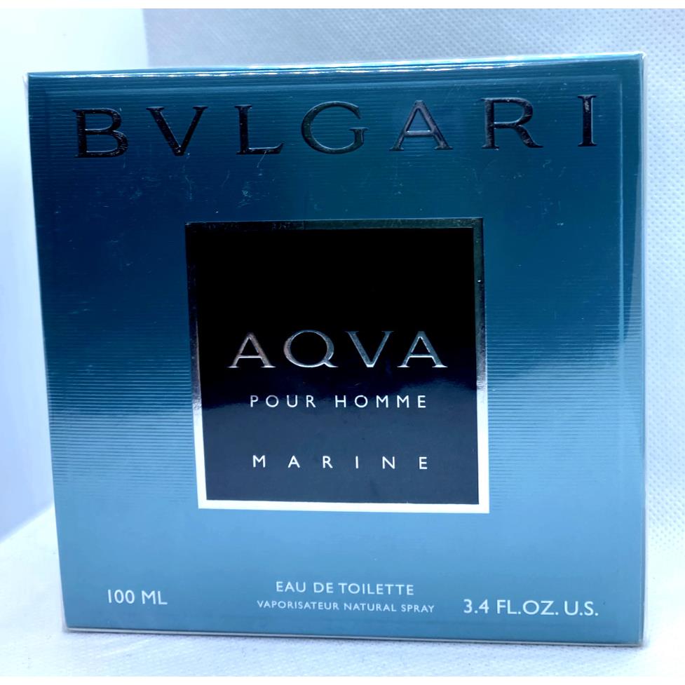 Aqva Marine by Bvlgari 3.4 oz Edt Spray For Men Aqua New/sealed/