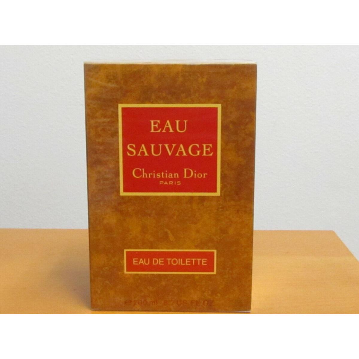 Eau Sauvage By Christian Dior Men Cologne 6.7oz/200 ml Eau De Toilette