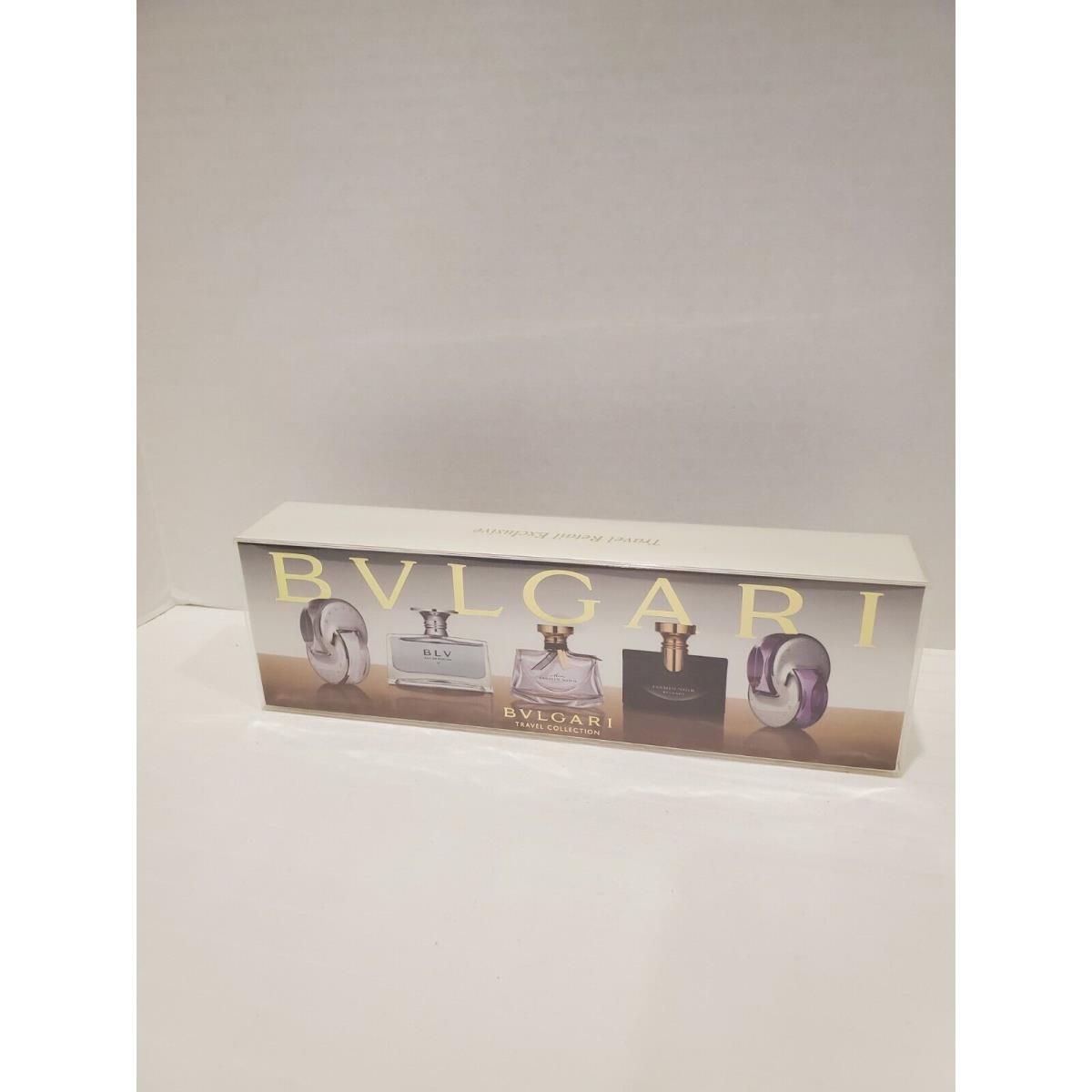 Bvlgari 5 pc Gift Set For Women-0.17 oz /5 ml Edp Mini Spray Set-jasmin Noir-blv