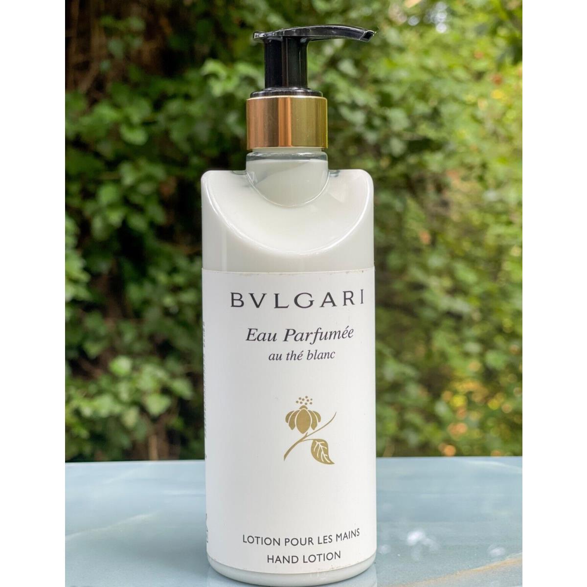 Bvlgari Hand Lotion Eau Parfumee au The Blanc White Tea 10.1oz 300ml Full Size