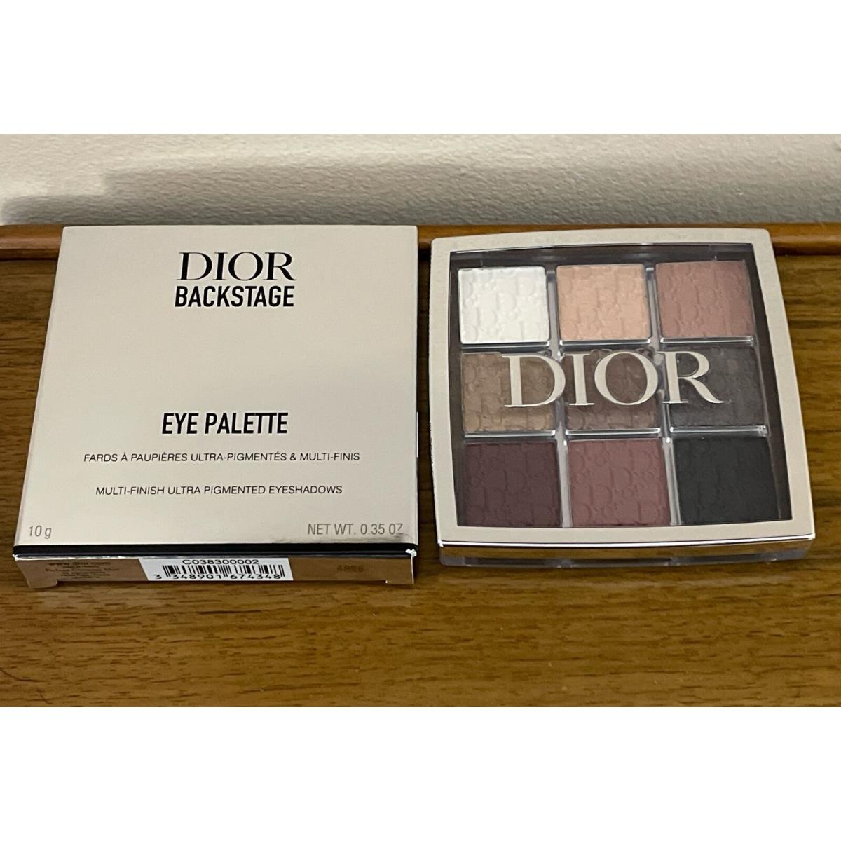 Dior Backstage Eye Palette 002 Smoky Essentials 10g Multi Finish Pigment