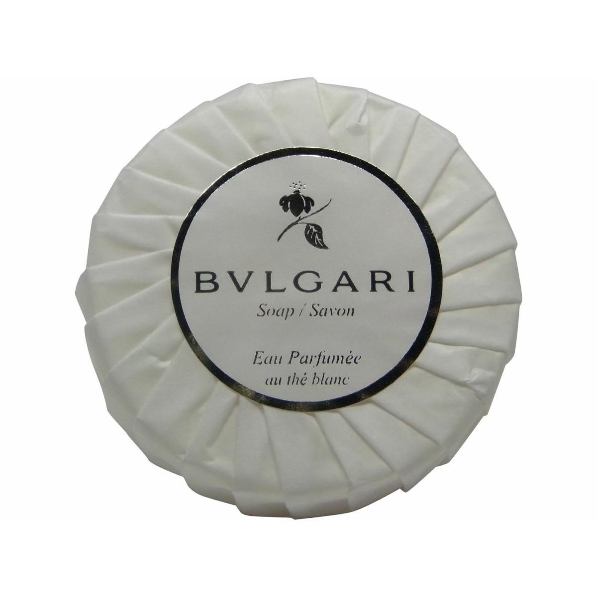 Bvlgari White Tea au The Blanc Lot of 6 Each 2.6oz Bars of Soap Total of 15.6oz