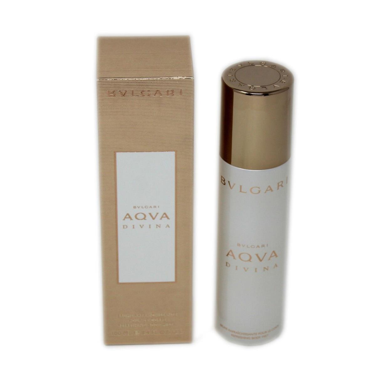 Bvlgari Aqva Divina Refreshing Body Mist 100 ML/3.4 Fl.oz. NIB-BV10036402