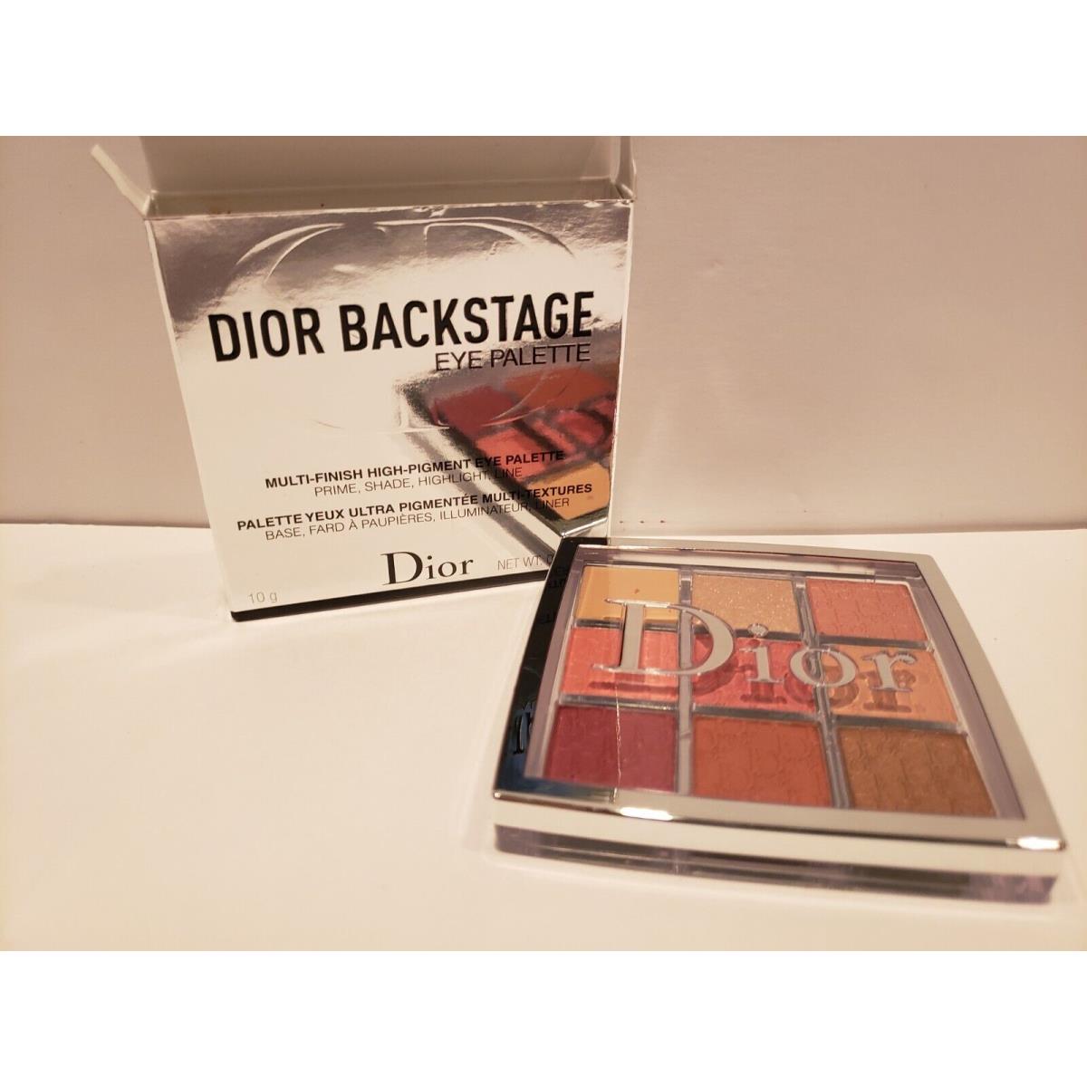 Dior Backstage Eye Palette Multi Finish Pigment Eye 007 Coral Neutral