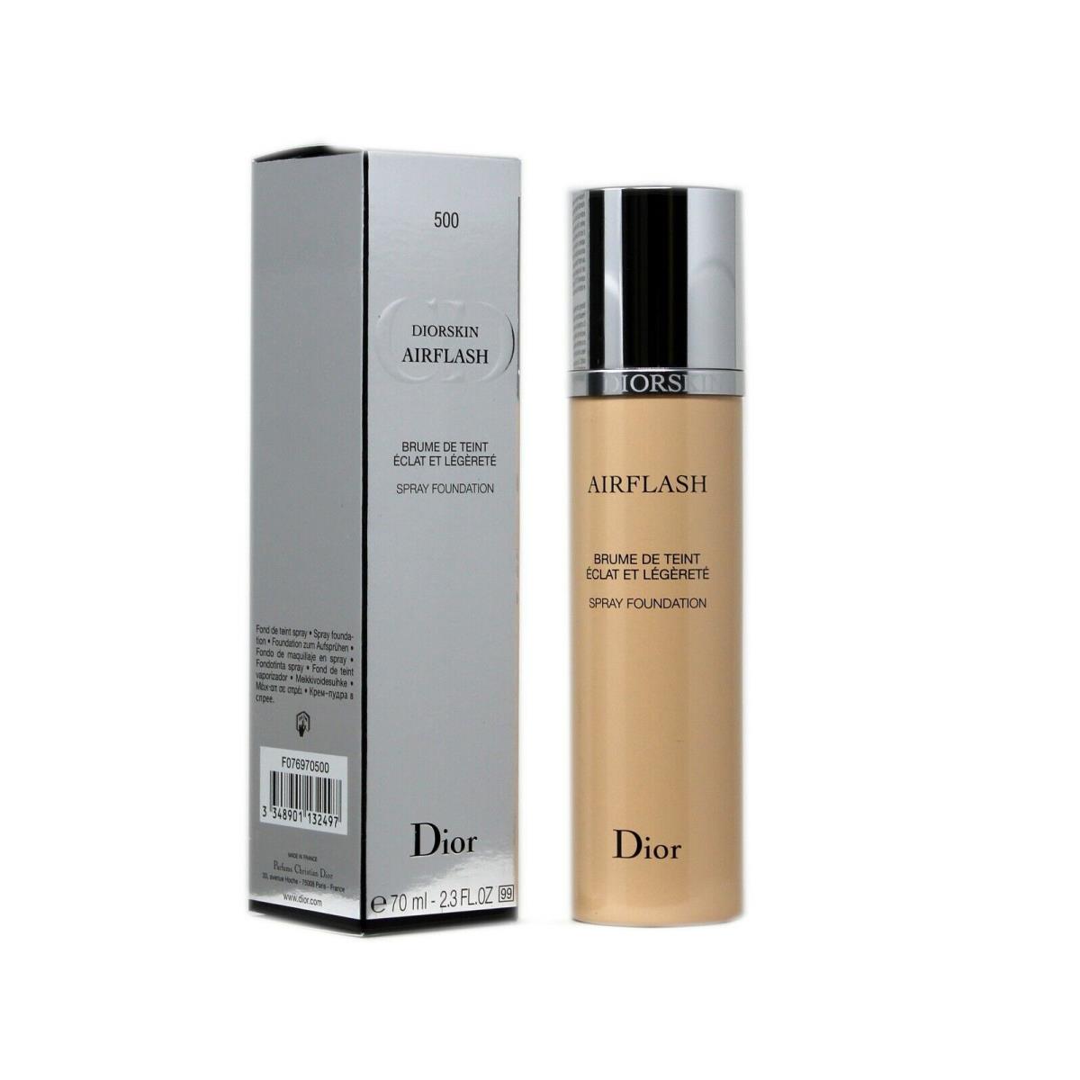 Diorskin Airflash Spray Foundation 70 ML/2.3 Oz. 500-DARK Beige